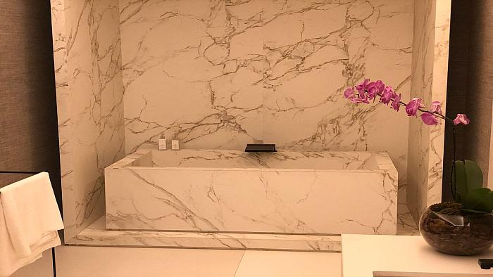 Banheiro - Mármore Branco Calacata