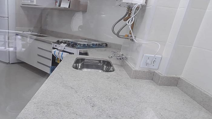 Cozinha - Granito Branco Siena