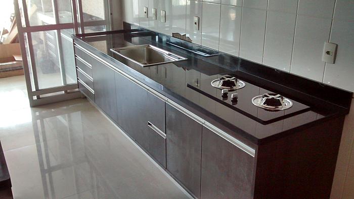 Cozinha - Granito Preto São Gabriel