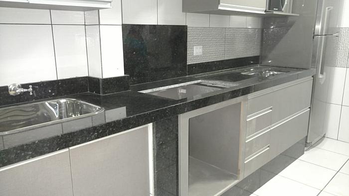 Cozinha - Granito Verde Ubatuba