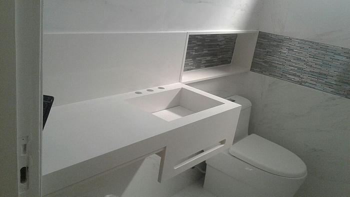 Lavatório - Mármore Branco Prime