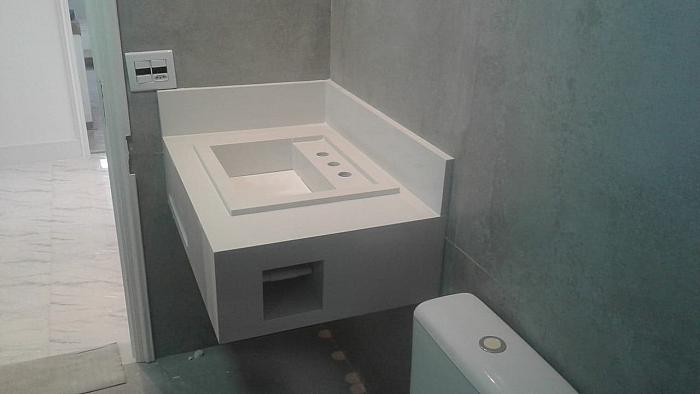 Lavatório - Quartzo Branco