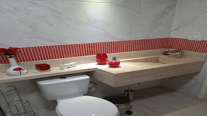 Lavatório - Mármore Travertino Romano